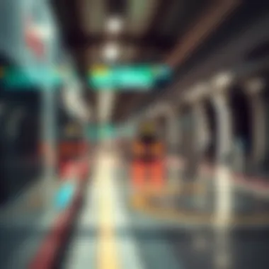 Union Metro map highlighting its connectivity across Dubai