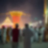 Traditional Emirati celebration during a holiday