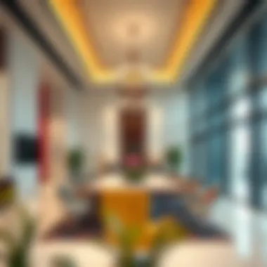 Luxurious interior of a high-end office in Westbury Business Bay