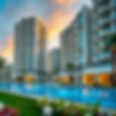 Modern Architectural Design at Yas Park Views Stunning modern architecture of residential buildings at Yas Park Views