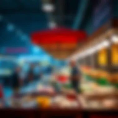 Bustling atmosphere of Zayed Port fish market